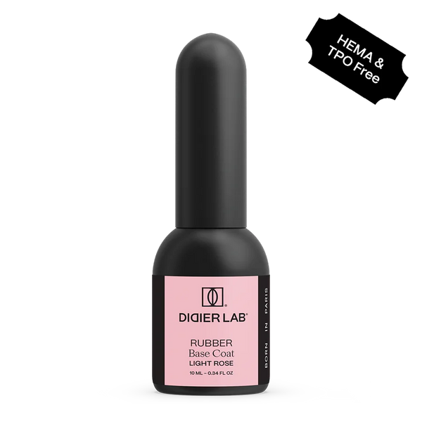 Rubber Base Coat, Light Rose, Didier Lab