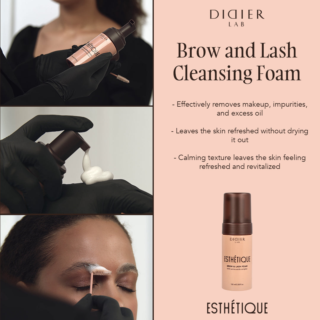 BROW AND LASHES CLEANSING FOAM DIDIER LAB ESTHÉTIQUE 100ML