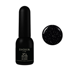 Gel polish "Didier Lab", Glitter Top coat, No2