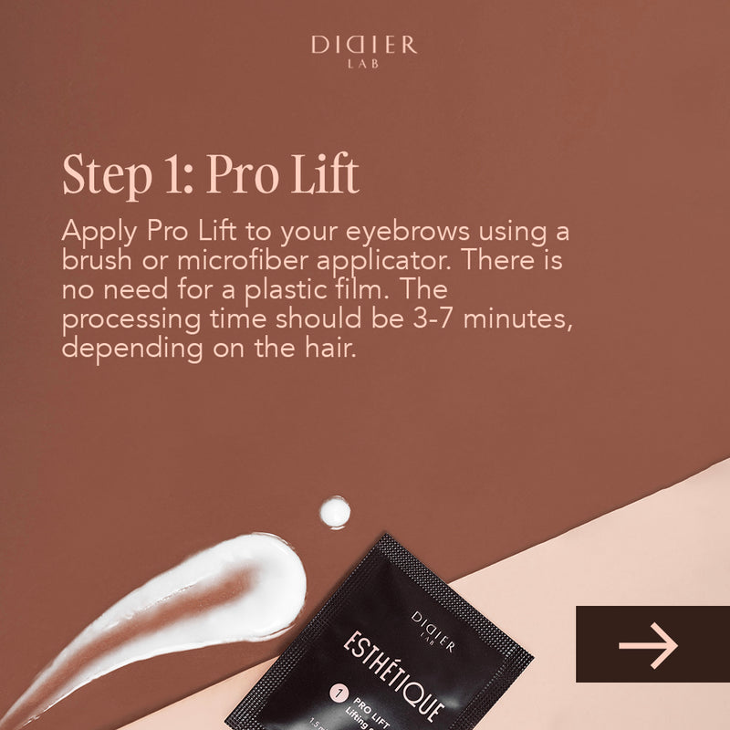 Brow Lifting Cream Didier Lab No1, Esthetics 10psc