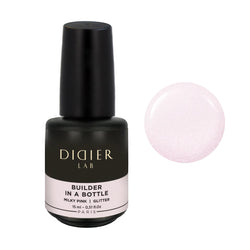 Builder Gel In a Bottle Didier Lab, Glitter Milky Pink, 15ml