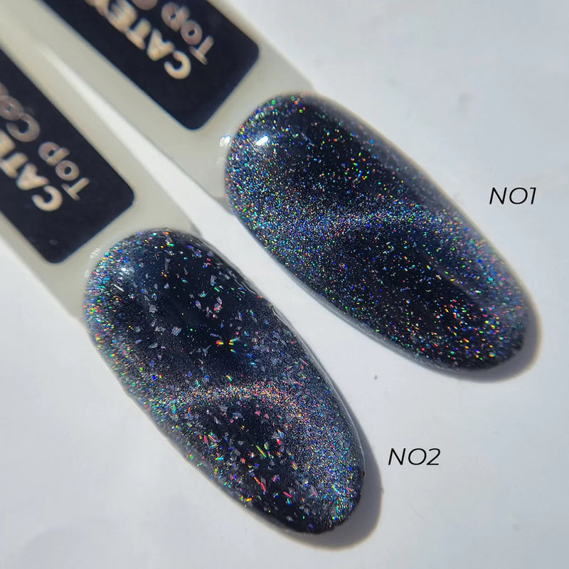 GEL POLISH TOP COAT NO WIPE DIDIER LAB CAT EYE NO1, 8ml