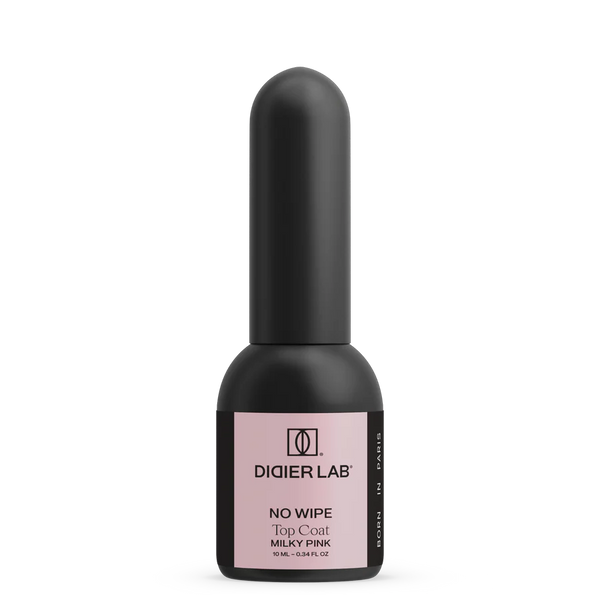 Top Coat No Wipe, Milky Pink, Didier Lab