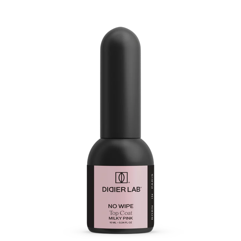 Top Coat No Wipe, Milky Pink, Didier Lab