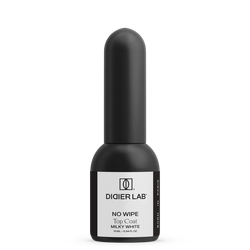 Top Coat No Wipe, Milky White, Didier Lab