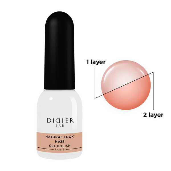 Gel polish Natural look No22, Didier Lab, without Hema and TPO