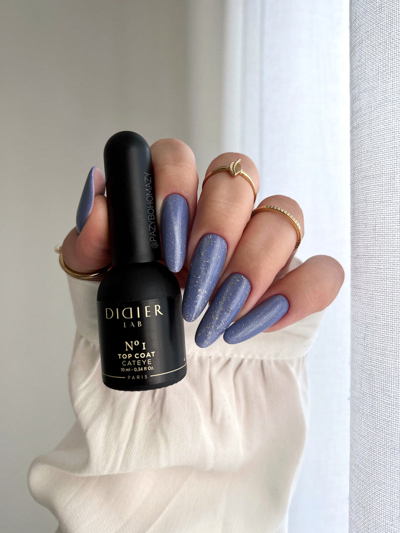 GEL POLISH TOP COAT NO WIPE DIDIER LAB CAT EYE NO1, 8ml