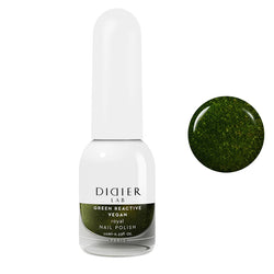 Green Reactive Vegan Nail Polish, Didier Lab, Royal, 10ml