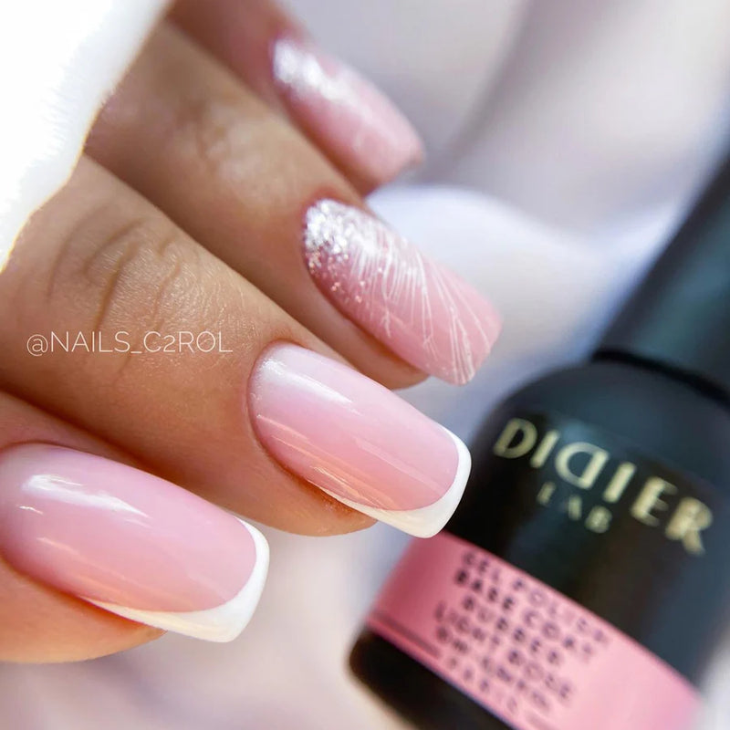 Rubber Base Coat, Light Rose, Didier Lab