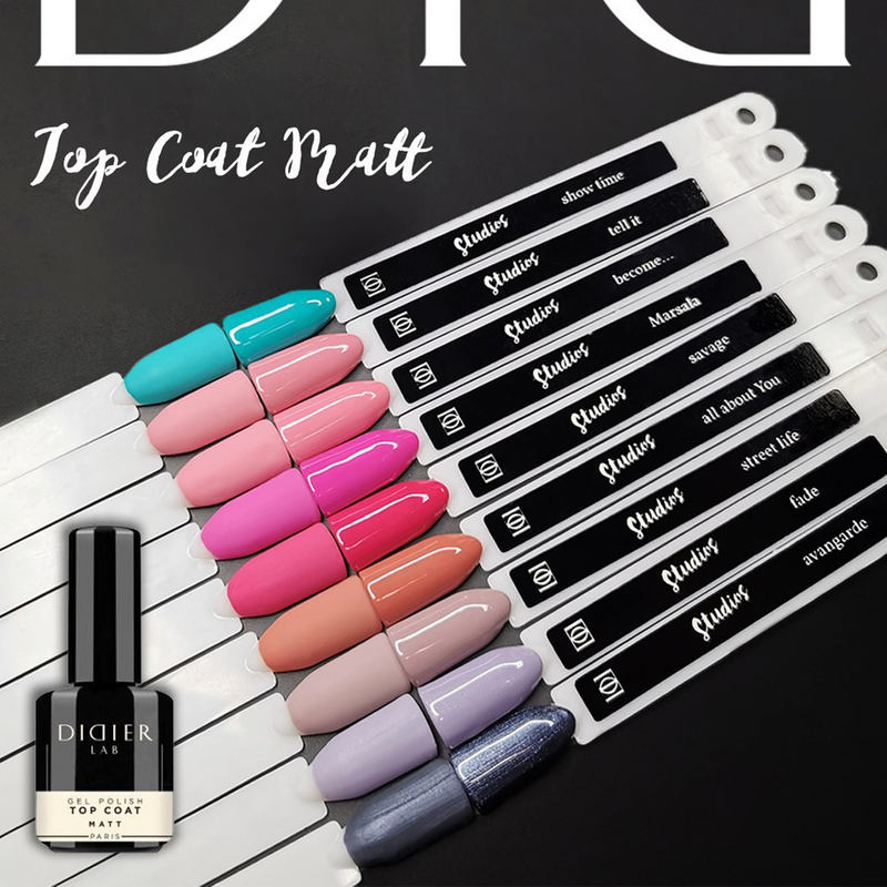 Gel polish, Top Coat Matt ,Didier Lab', 15ml
