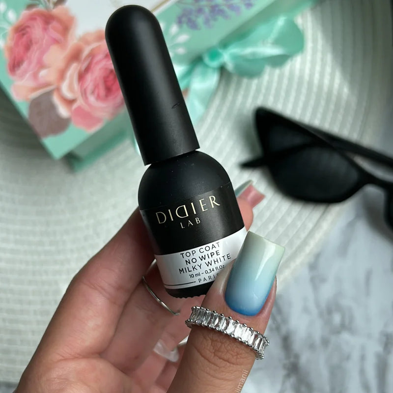 TOP COAT NO WIPE DIDIER LAB MILKY WHITE, 10ML