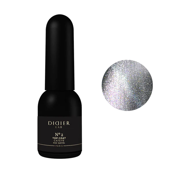 GEL POLISH TOP COAT NO WIPE DIDIER LAB CAT EYE NO2, 8ml