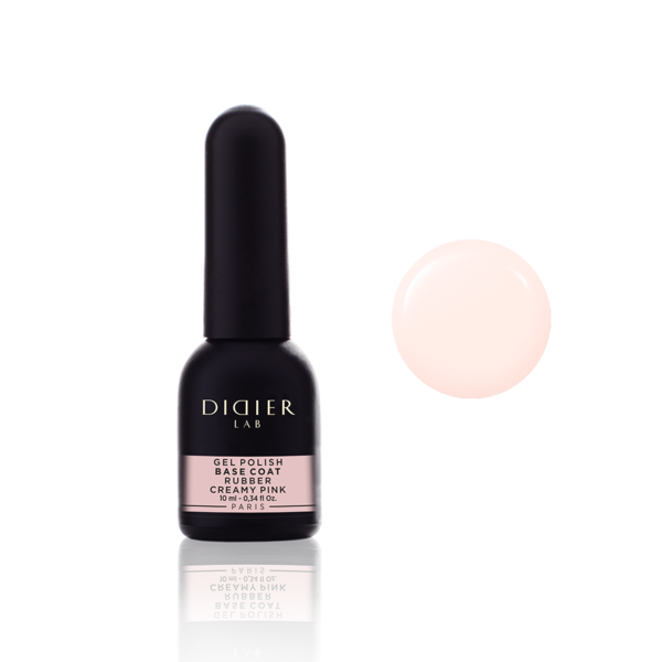 "DIDIER LAB" RUBBER BASE COAT, CREAMY PINK 10ML