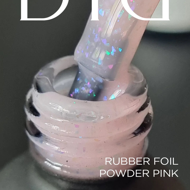 "DIDIER LAB" RUBBER BASE FOIL "RUBBER BASE FOIL", POWDER PINK, 10ML