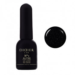 Gel polish "Didier Lab", Glitter Top coat, No1