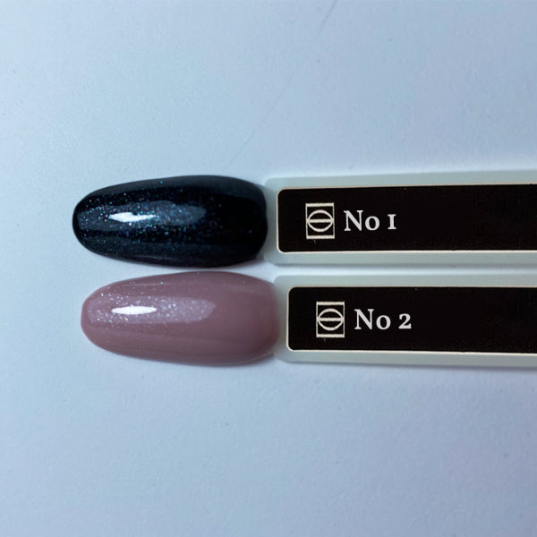 Gel polish "Didier Lab", Glitter Top coat, No2