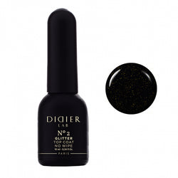 Gel polish "Didier Lab", Glitter Top coat, No2