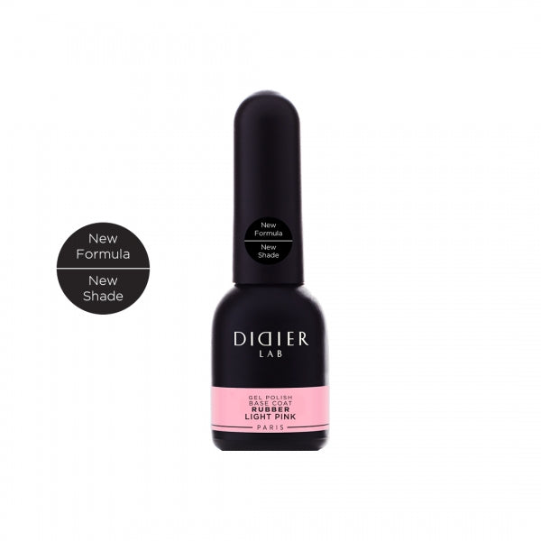 "DIDIER LAB" RUBBER BASE COAT, LIGHT PINK, 10ML